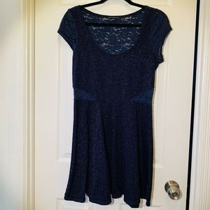 Beautiful shiny dark blue dress💙💎 M